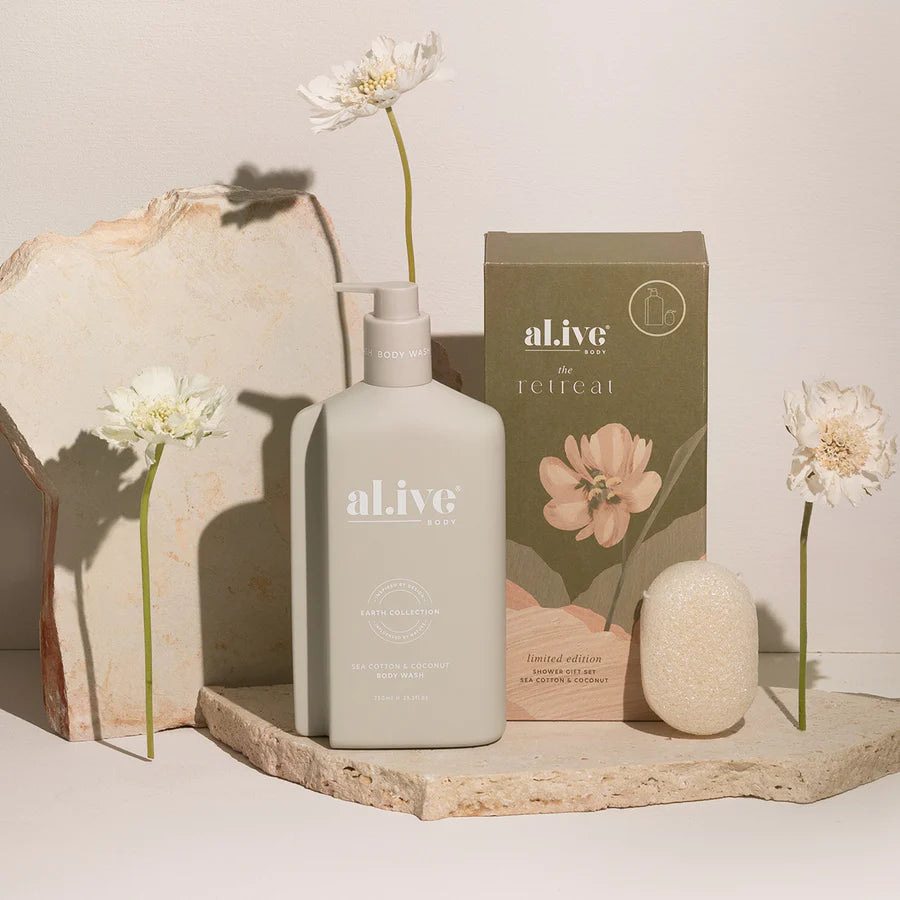 AL.IVE Shower Gift Set - Sea Cotton & Coconut