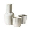 Robert Gordon - Carafe & 2 Cups Set - Coastal Junction Cream with Green Stripe