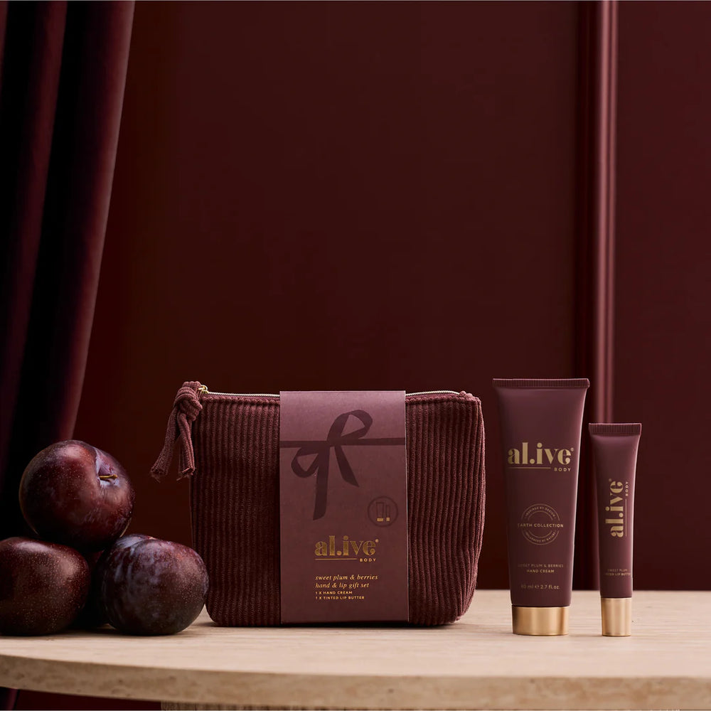 AL.IVE Hand & Lip Gift Set - Sweet Plum & Berries