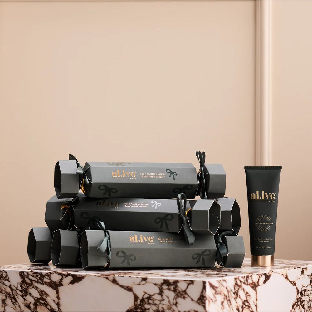 AL.IVE Hand Cream Cracker Set - Fig & Toasted Chestnut