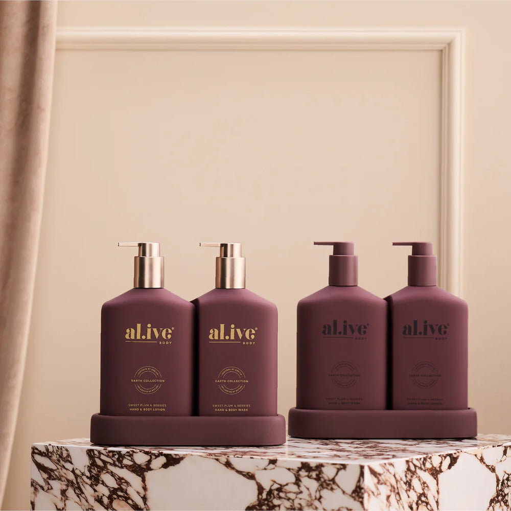 AL.IVE Transformative Wash & Lotion Duo - Sweet Plum & Berries
