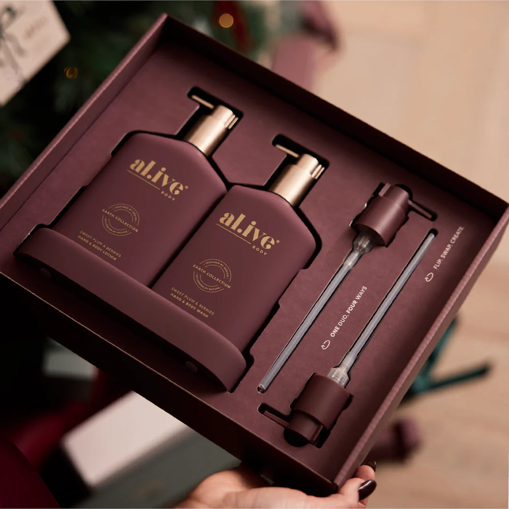 AL.IVE Transformative Wash & Lotion Duo - Sweet Plum & Berries