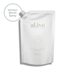 AL.IVE - 900ML BENCH SPRAY REFILL - LEMON MYRTLE & HONEYDEW