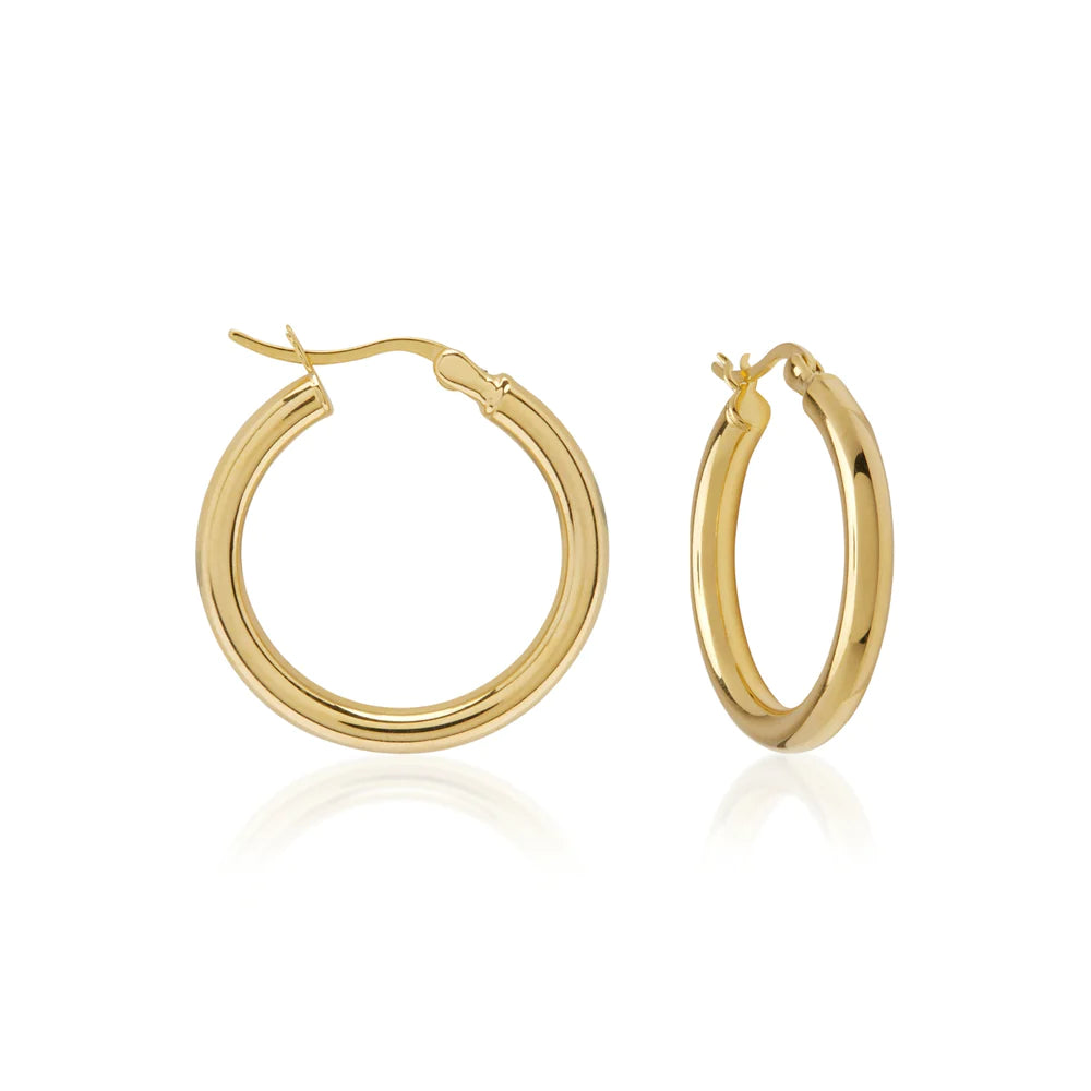 SAINT VALENTINE CLASSIC HOOPS MEDIUM - GOLD