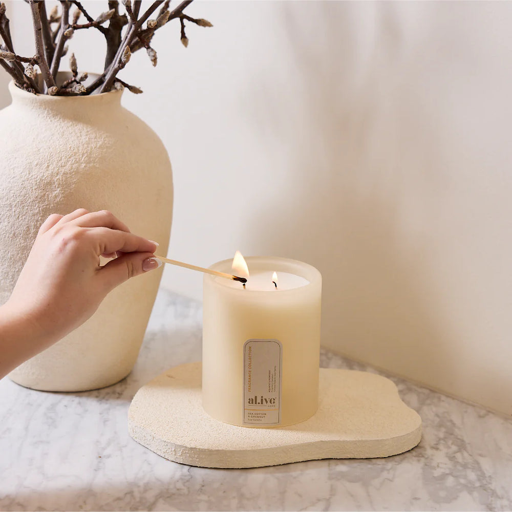 Al.ive Soy Candle - Sea Cotton & Coconut