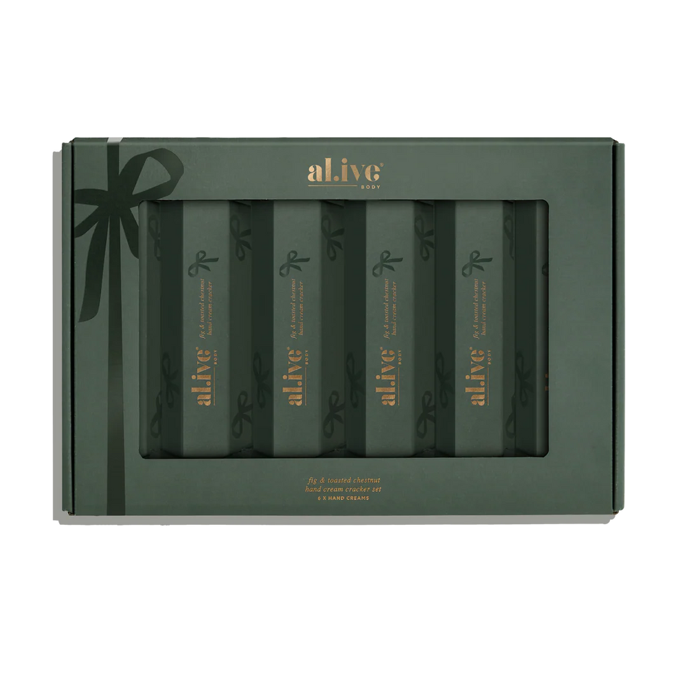 AL.IVE Hand Cream Cracker Set - Fig & Toasted Chestnut