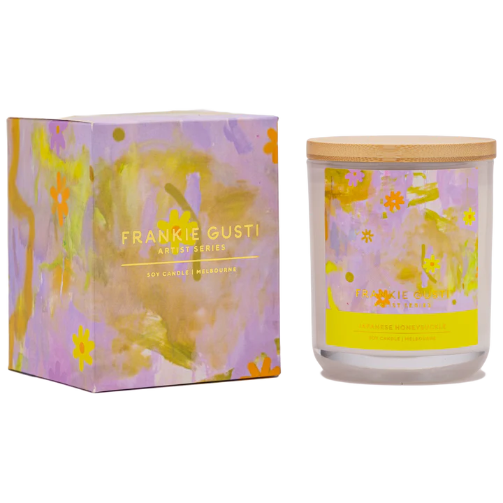 FRANKIE GUSTI - ARTIST SERIES CANDLE - JAPANESE HONEYSUCKLE