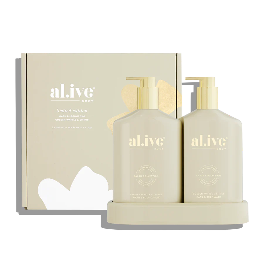 al.ive WASH & LOTION DUO - GOLDEN WATTLE & CITRUS