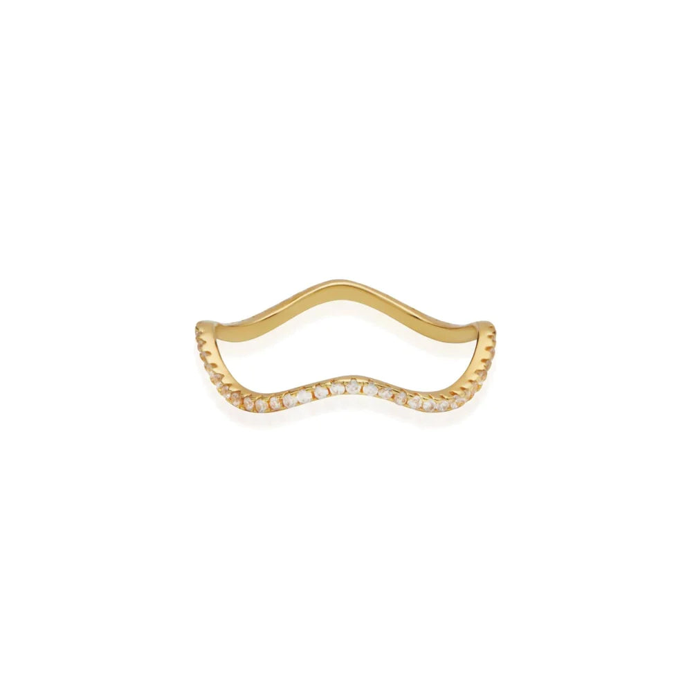 SAINT VALENTINE LUNA WAVE RING - GOLD