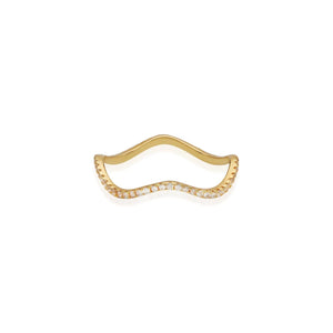 SAINT VALENTINE LUNA WAVE RING - GOLD