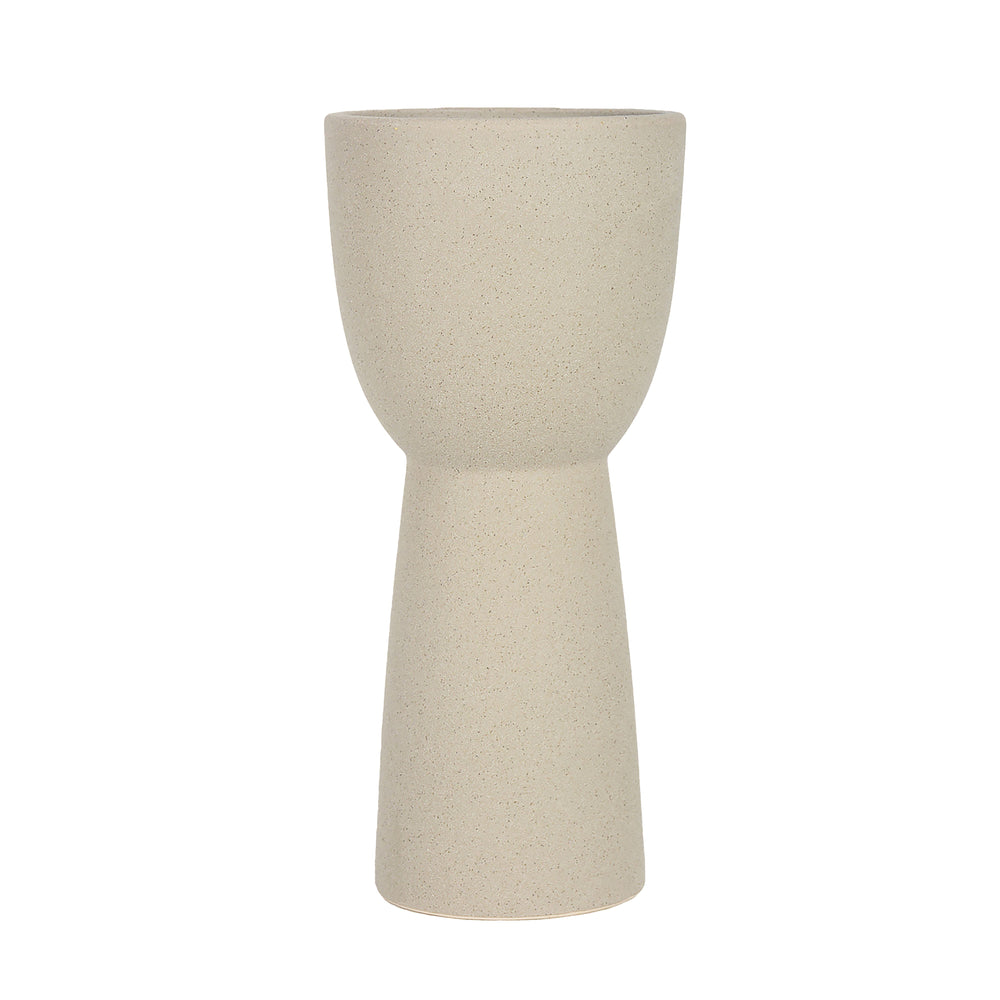 Nella Vase Dark Beige