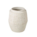 Textured Vase Organic White