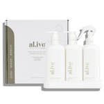 AL.IVE - HAND WASH & BENCH SPRAY TRIO - LEMON & MYRTLE & HONEY DEW