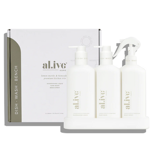 AL.IVE - HAND WASH & BENCH SPRAY TRIO - LEMON & MYRTLE & HONEY DEW