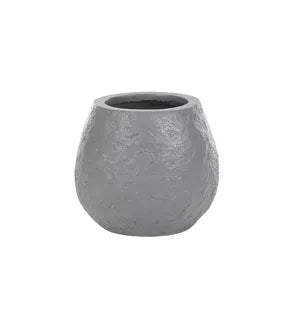 Reva Composite Pot Grey 16x14cm