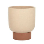 Tausha Ceramic Pot with Saucer 20x23.5cm