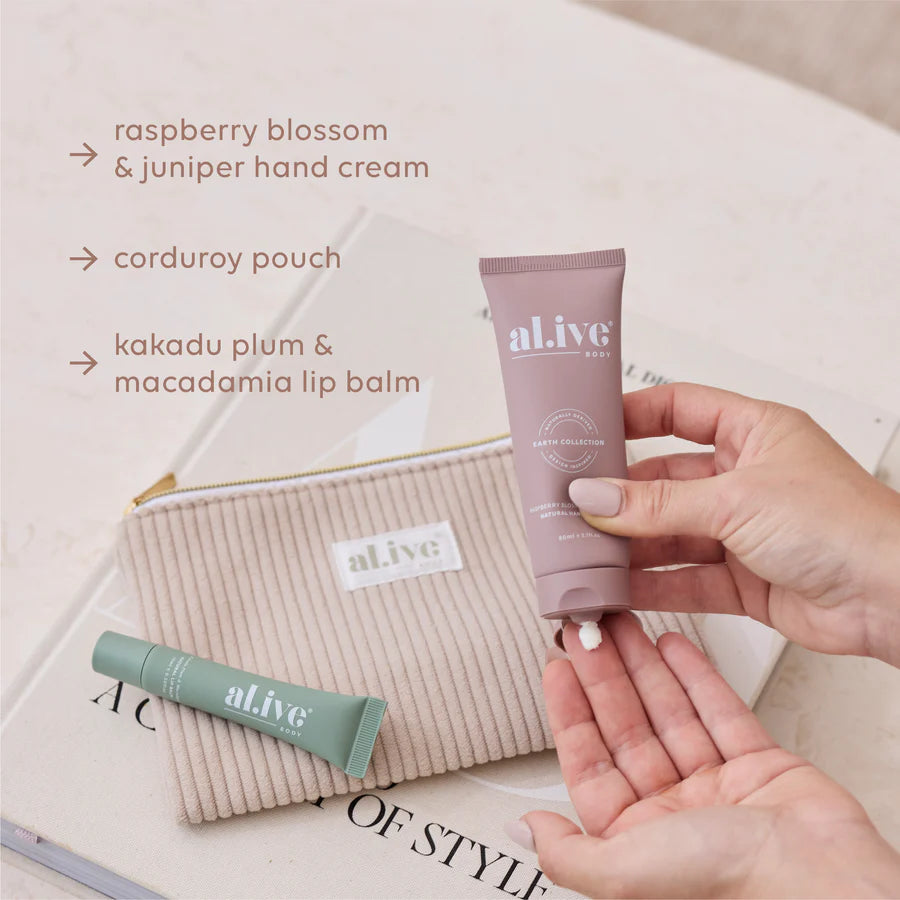 AL.IVE A MOMENT TO BLOOM - HAND & LIP GIFT SET