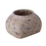 Rogue Distressed Cement Weave Vessel
