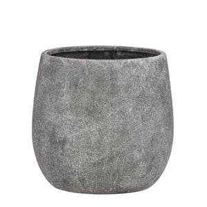 ROGUE TUB POT - GREY - 20x20x19cm