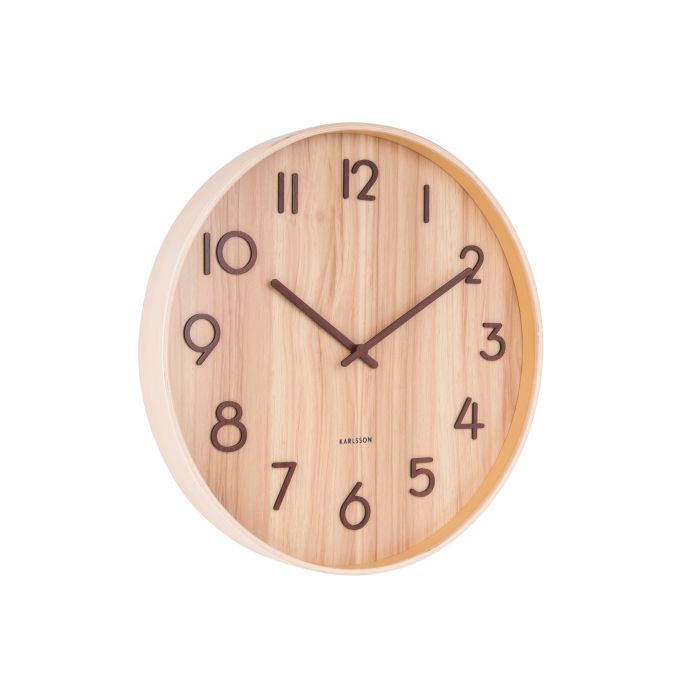 KARLSSON - LIGHT BASSWOOD WALL CLOCK