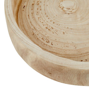 AMALFI WOODEN ROUND TRAY 32 x 32 x 6 cm