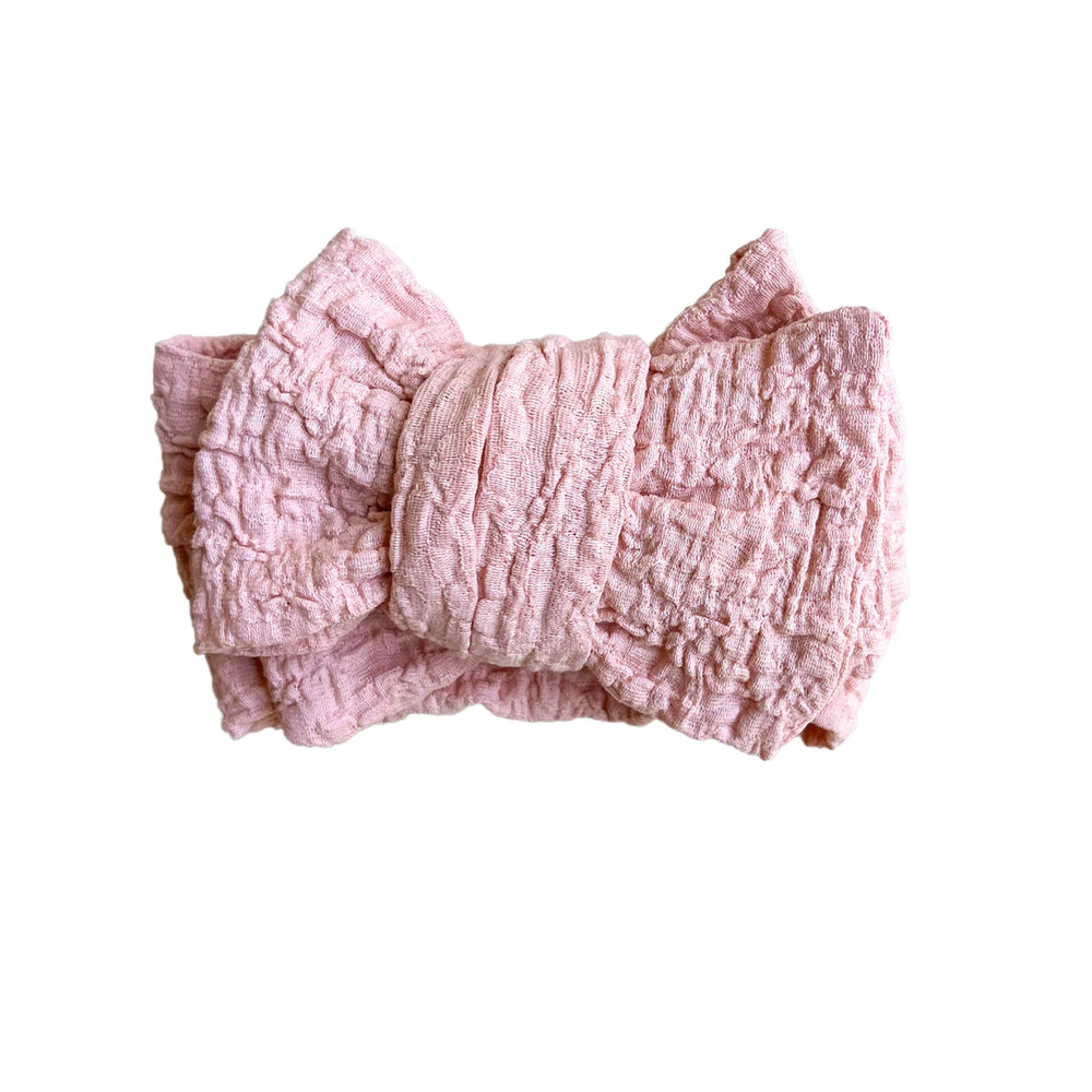 Little & Fern- Dream Oversized Topknot | Blush