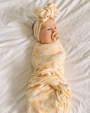 Little & Fern- Meadow | Jersey Swaddle