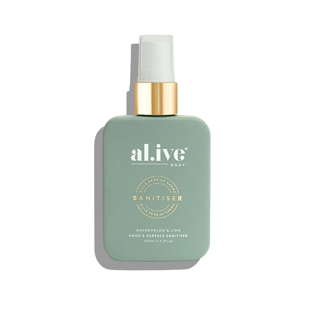 al.ive - HAND & SURFACE SANITISER SPRAY - WATERMELON & LIME