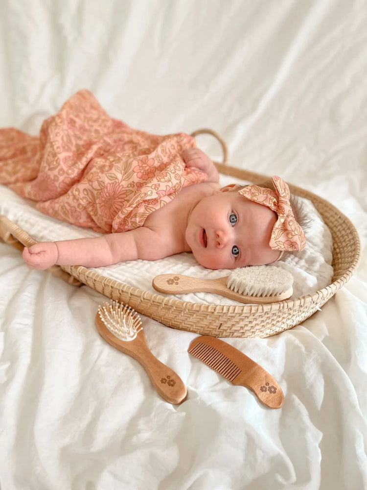 Little & Fern- Peach Blossom | Headband